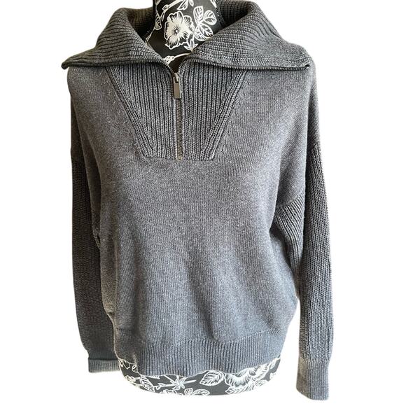 Rachel Zoe Women's Gray Soft Cotton Blend Sweater Size XS - Picture 1 of 8